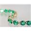 B003, Russian Nanocrystal Emerald Gold Bracelet