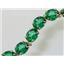 B003, Russian Nanocrystal Emerald Gold Bracelet