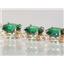 B003, Russian Nanocrystal Emerald Gold Bracelet