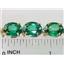 B003, Russian Nanocrystal Emerald Gold Bracelet