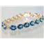 B003, Neptune Garden Topaz, Gold Bracelet