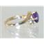 10K, 14K or 18K Gold Ladies Ring, Amethyst, R186
