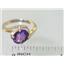 10K, 14K or 18K Gold Ladies Ring, Amethyst, R186