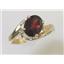 10K, 14K or 18K Gold Ladies Ring, Mozambique Garnet, R186