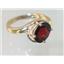10K, 14K or 18K Gold Ladies Ring, Mozambique Garnet, R186