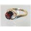 10K, 14K or 18K Gold Ladies Ring, Mozambique Garnet, R186