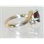 10K, 14K or 18K Gold Ladies Ring, Mozambique Garnet, R186