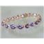 B003, Quantum Cut Amethyst Gold Bracelet