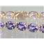 B003, Quantum Cut Amethyst Gold Bracelet
