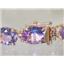 B003, Quantum Cut Amethyst Gold Bracelet