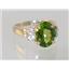 10K, 14K or 18K Gold Ladies Ring, Peridot, R123