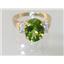 10K, 14K or 18K Gold Ladies Ring, Peridot, R123