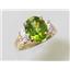 10K, 14K or 18K Gold Ladies Ring, Peridot, R123