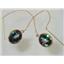 14k Gold Threader Earrings, Mystic Fire Topaz, E205