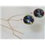14k Gold Threader Earrings, Mystic Fire Topaz, E205