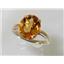 10K, 14K or 18K Gold Ladies Ring, Citrine, R055