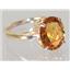 10K, 14K or 18K Gold Ladies Ring, Citrine, R055