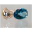 P050, Neptune Garden Topaz 14k Gold Pendant