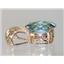 P050, Neptune Garden Topaz 14k Gold Pendant