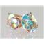 14k Gold Post Earrings, Mercury Mist Topaz, E102