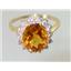 10K, 14K or 18K Gold Ladies Ring, Citrine, R283