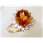 10K, 14K or 18K Gold Ladies Ring, Citrine, R283