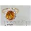10K, 14K or 18K Gold Ladies Ring, Citrine, R283