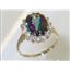 10K, 14K or 18K Gold Ladies Ring, Mystic Fire Topaz, R283