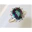 10K, 14K or 18K Gold Ladies Ring, Mystic Fire Topaz, R283
