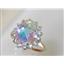 10K, 14K or 18K Gold Ladies Ring, Mercury Mist Topaz, R283