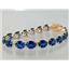 B003, Created Sapphire Gold Bracelet