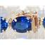 B003, Created Sapphire Gold Bracelet