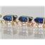 B003, Created Sapphire Gold Bracelet