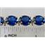 B003, Created Sapphire Gold Bracelet