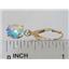 14k Gold Leverback Earrings, Mercury Mist Topaz, E007