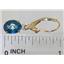 14k Gold Leverback Earrings, Neptune Garden Topaz, E007