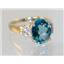10K, 14K or 18K Gold Ladies Ring, Neptune Garden Topaz, R123