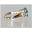 10K, 14K or 18K Gold Ladies Ring, Neptune Garden Topaz, R123