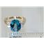 10K, 14K or 18K Gold Ladies Ring, Neptune Garden Topaz, R123