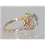 10K, 14K or 18K Gold Ladies Ring, Neptune Garden Topaz , R125