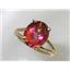 10K, 14K or 18K Gold Ladies Ring, Twilight Fire Topaz, R132