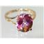 10K, 14K or 18K Gold Ladies Ring, Twilight Fire Topaz, R132