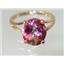 10K, 14K or 18K Gold Ladies Ring, Twilight Fire Topaz, R132