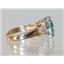 10K, 14K or 18K Gold Ladies Ring, Neptune Garden Topaz, R244