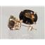 14k Gold Post Earrings, Smoky Quartz, E102
