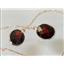 14k Gold Threader Earrings, Mozambique Garnet, E105