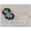 14k Gold Threader Earrings, Mystic Fire Topaz, E105