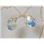 14k Gold Threader Earrings, Mercury Mist Topaz, E105