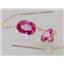 14k Gold Threader Earrings, Pure Pink Topaz, E105