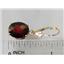 14k Gold Leverback Earrings, Mozambique Garnet, E207